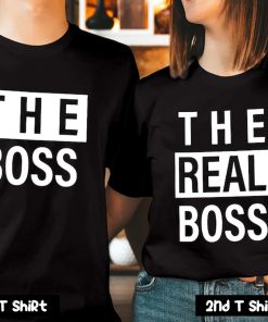 The Boss & The Real Boss Couple T Shirt SV