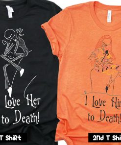 The Most Magical Place I Love Her to Death Couple T Shirt SV