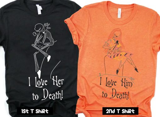 The Most Magical Place I Love Her to Death Couple T Shirt SV