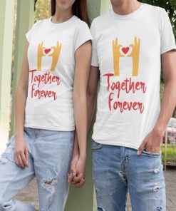 Together Forever Matching Couple Tee thd