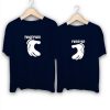 Together forever Hand Heart Couple T-Shirts thd