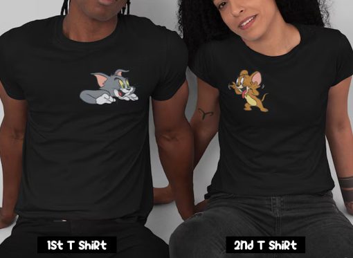 Tom And Jerry Couple T Shirt
