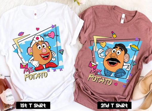 Toy Story Mr And Mrs Potato Head Couple T Shirt SV