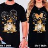 Watercolor Castle Halloween Couple T Shirt SV