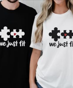 We Just Fit Couples T-Shirt ce