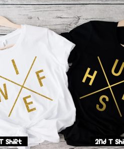 Wifey and Hubby Couple T Shirt SV