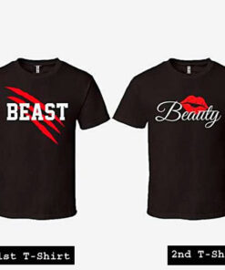 beast beauty tshirt couple