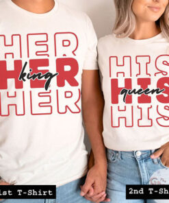 her king his queen couple thirt