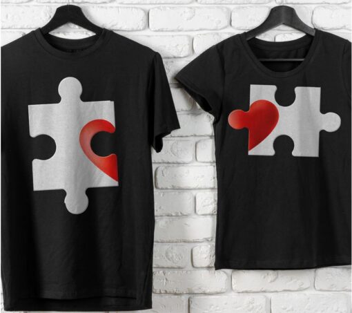 incomplet couple T-shirt thd
