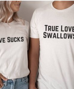 love sucks Funny Couple Shirt thd