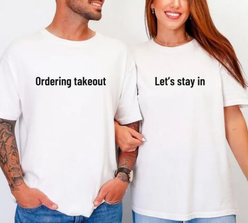 ordering take out Funny Couples Shirt thd
