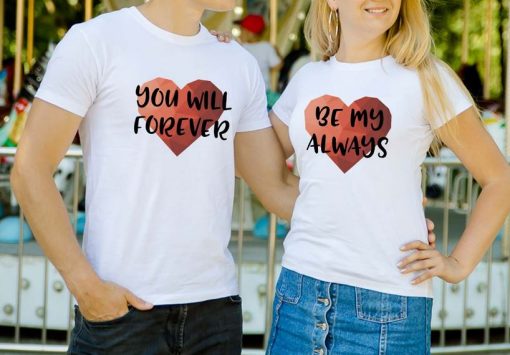 Couple T-shirts Be My Always thd