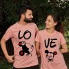 Ellegory Pretty Retro Couple Tshirts thd
