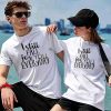 Girlfriend and Boyfriend Couples T-Shirt thd