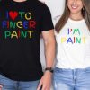 I Love To Finger Paint I'm Paint tshirt thd