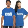King & Queen T-Shirt For Couple thd