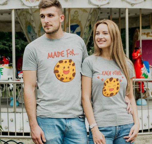Made For Each Other Couple T-Shirts thd
