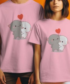 Mochi Cat Couple T-shirt