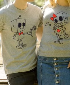Mr Robot Couple T-Shirt thd