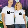 Pacman Couple T-Shirts thd