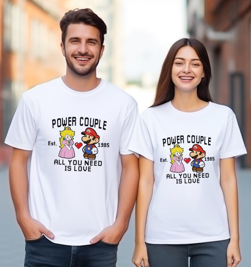 Power Couples Super Mario T-Shirts
