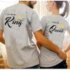 Set King Queen T-Shirt Couple thd