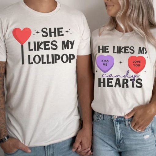 She Likes My Lollipop Tee Couples thd