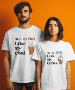 She is hot he is cool latest couple T-shirt thd