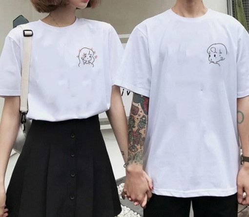 Summer Couple LOVE Tshirt thd