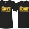 The Best Hubby The Best Wifey Couple T-Shirt thd