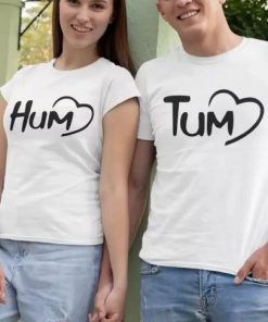 hum an tum Couple T Shirt thd