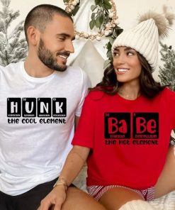 hunk babe couple t-shirt thd