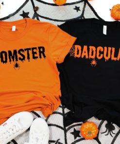 Momster and Dadcula Matching Halloween T-Shirts
