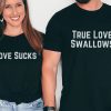 love sucks Funny Couple Shirts thd