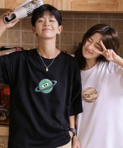 planet couple tshirt thd