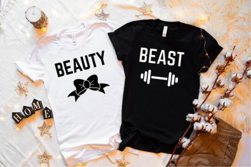 Beauty and Beast Couple T-Shirt