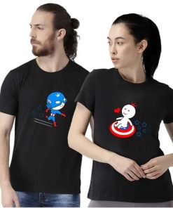 Cool Graphics Printed Couple T-shirt thd