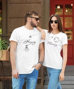 Honey Mooning shirts Bee couple t shirt thd
