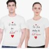 Husband and Wife Couple Tshirt thd