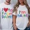 I Love To Finger Paint I'm Paint T-Shirt