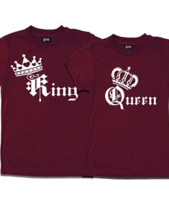 KING QUEEN Couple T-Shirts thd