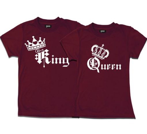 KING QUEEN Couple T-Shirts thd