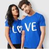 Love Printed Couple T-Shirt thd