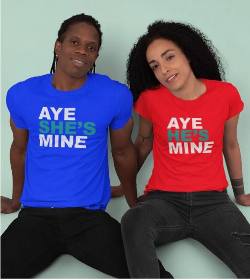 Red Couple Shirts thd