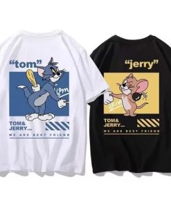 Tom & Jerry Couple Cute tshirt thd