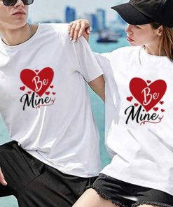 love be mine couple tshirt thd