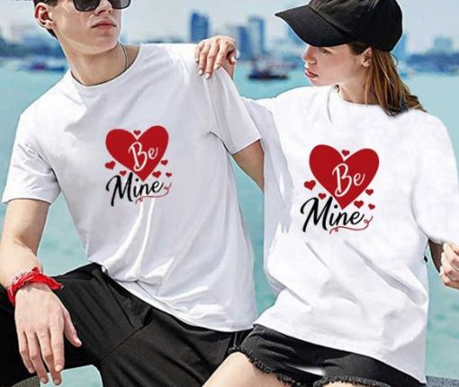 love be mine couple tshirt thd