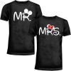 Black MR MRS Couples T-Shirt