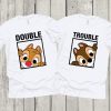 Double Trouble Chip and Dale Couple T-Shirt