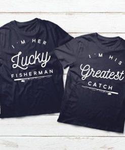 FISHING COUPLES SHIRTS FISHERMAN T-SHIRT